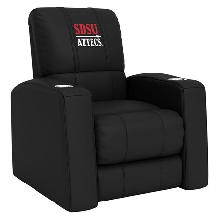 Dreamseat Home Theater Recliner with San Diego State Secondary XZ418301RHTCDBLK-PSCOL13801